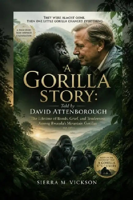 A Gorilla Story: TOLD BY DAVID ATTENBOROUGH: The Lifetime of Bonds, Grief, and Tenderness Among Rwanda's Mountain Gorillas by Sierra M. Vickson