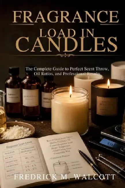 Fragrance Load in Candles: The Complete Guide to Perfect Scent Throw, Oil Ratios, and Professional Results by Fredrick M. Walcott