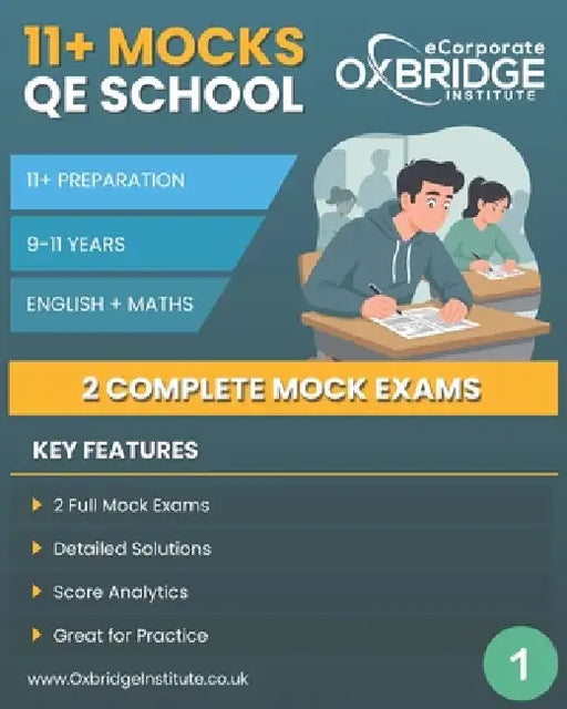 11+ Mocks: QE School (Barnet): 2 Comprehensive Practice Papers for the QE School Entrance Test by Sumit Mittal