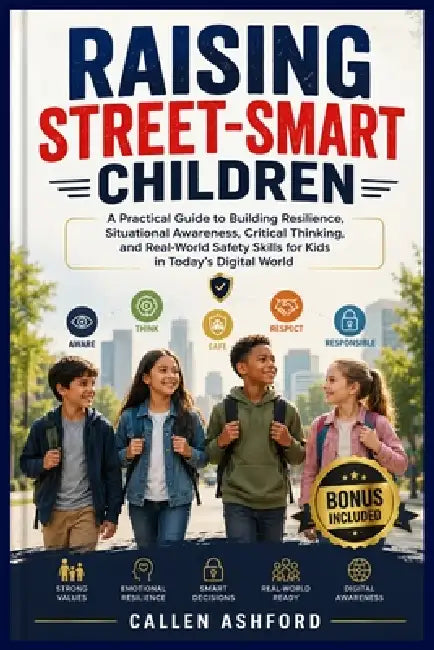 Raising Street-Smart Children: A Practical Guide to Building Resilience, Situational Awareness, Critical Thinking, and Real-World Safety Skills for Ki by Callen Ashford