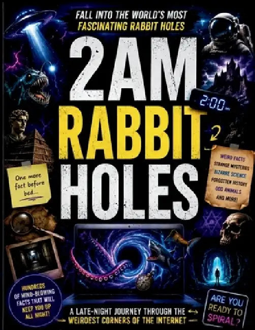 2AM Rabbit Holes: Weird Facts, Strange Mysteries, Bizarre Science, Forgotten History, and Internet Rabbit Holes That Will Keep You Up All Night by Tejas Patthi