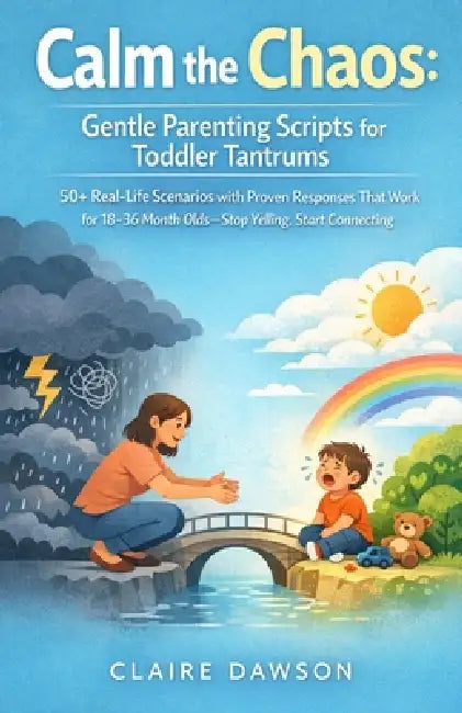 Calm the Chaos: Gentle Parenting Scripts for Toddler Tantrums: 50+ Real-Life Scenarios with Proven Responses That Work for 18-36 Month Olds-Stop Yelli by Claire Dawson
