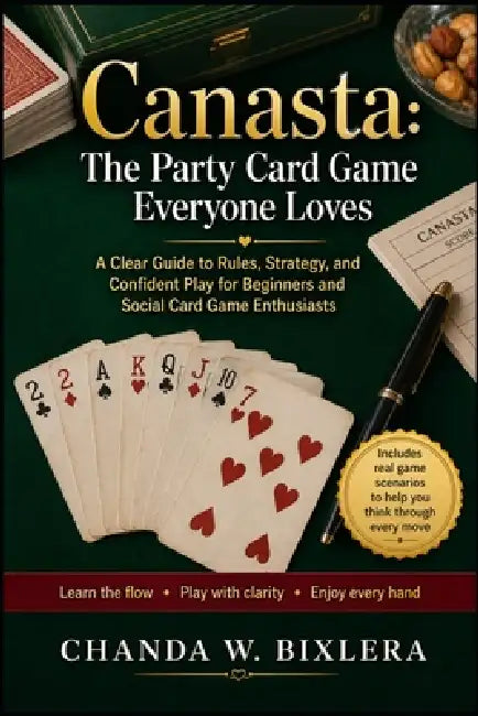 Canasta: THE PARTY CARD GAME EVERYONE LOVES: A Clear Guide to Rules, Strategy, and Confident Play for Beginners and Social Card Game Enthusiasts by Chanda W. Bixlera