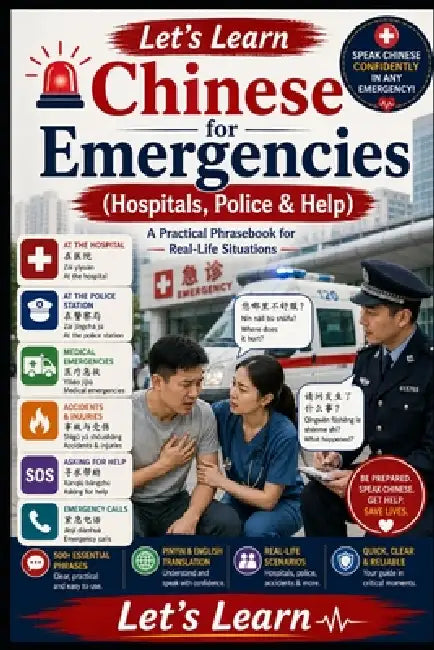 Chinese for Emergencies: (Hospitals, Police & Help) A Practical Phrasebook for Real-Life Situations by Let's Learn