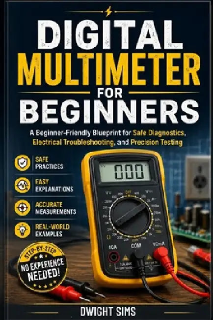 Digital Multimeter for Beginners: A Beginner-Friendly Blueprint for Safe Diagnostics, Electrical Troubleshooting, and Precision Testing by Dwight Sims