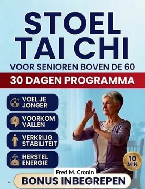 Stoel Tai CHI Voor Senioren Boven de 60: Veilige zittende oefeningen om het evenwicht te verbeteren, stijfheid te verlichten en de dagelijkse energie by Fred M. Cronin
