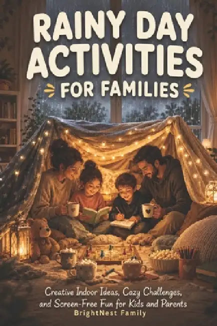 Rainy Day Activities for Families: Creative Indoor Ideas, Cozy Challenges, and Screen-Free Fun for Kids and Parents by Brightnest Family