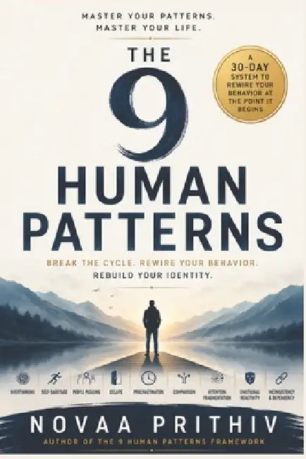 The 9 Human Patterns: Break the Cycle. Rewire Your Behavior. Rebuild Your Identity. by Novaa Prithiv