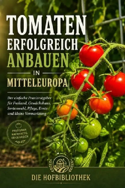 Tomaten anbauen in Mitteleuropa: Schritt für Schritt zu gesunden Pflanzen auf Balkon, Hochbeet, Freiland und im Gewächshaus by Die Hofbibliothek
