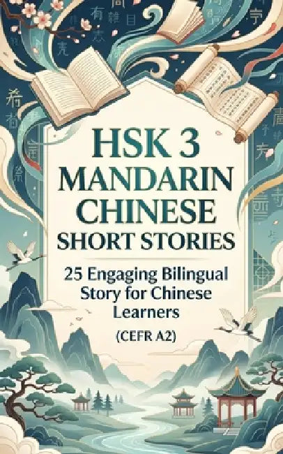 HSK 3 Mandarin Chinese Short Stories: 25 Engaging Bilingual Story for Chinese Learners (CEFR A2) by Luther Lingo
