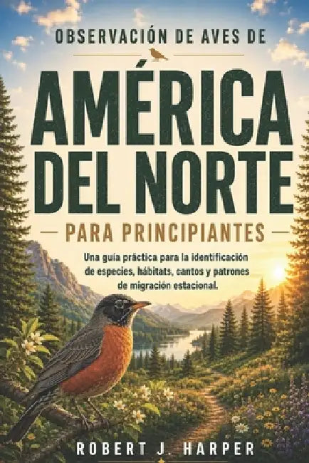Observación de Aves de América del Norte Para Principiantes: Una guía práctica para la identificación de especies, hábitats, cantos y patrones de migr by Robert J. Harper