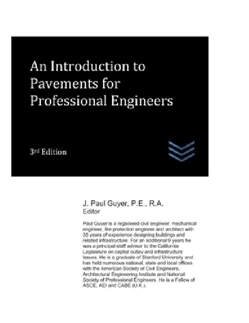 An Introduction to Pavements for Professional Engineers by J. Paul Guyer