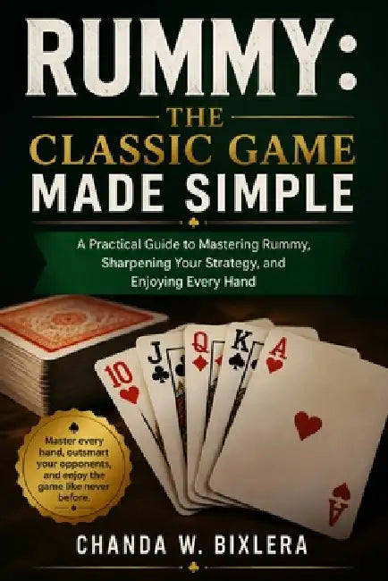 Rummy: THE CLASSIC GAME MADE SIMPLE: A Practical Guide to Mastering Rummy, Sharpening Your Strategy, and Enjoying Every Hand by Chanda W. Bixlera