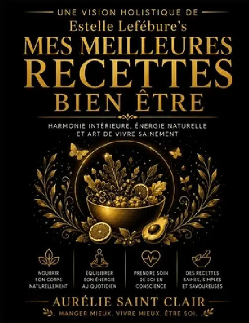 Une Vision Holistique de Estelle Lefébure's Mes Meilleures Recettes Bien Être: Harmonie intérieure, énergie naturelle et art de vivre sainement by Aurélie Saint Clair