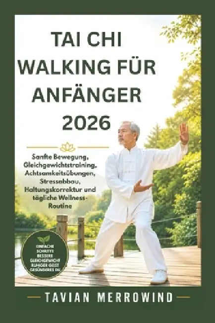 Tai CHI Walking Für Anfänger 2026: Sanfte Bewegung, Gleichgewichtstraining, Achtsamkeitsübungen, Stressabbau, Haltungskorrektur und tägliche Wellness- by Tavian Merrowind