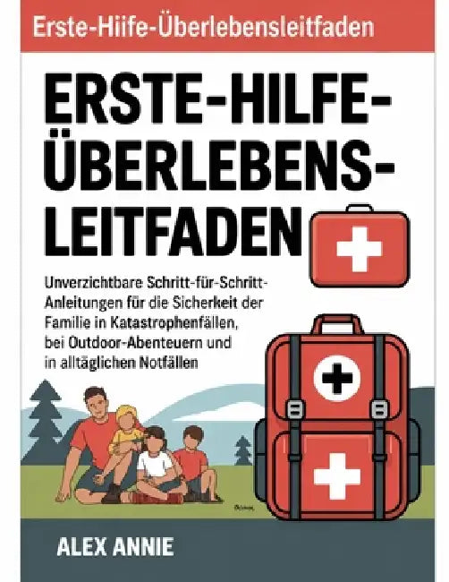 Erste-Hilfe-Überlebens Leitfaden: Unverzichtbare Schritt-für-Schritt-Anleitungen für die Sicherheit der Familie in Katastrophenfällen, bei Outdoor-Abe by Alex Annie