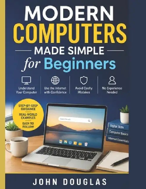 Modern Computers Made Simple for Beginners: A Step-by-Step Guide to Finally Understand Your Computer, Use the Internet with Confidence, and Avoid Cost by John Douglas