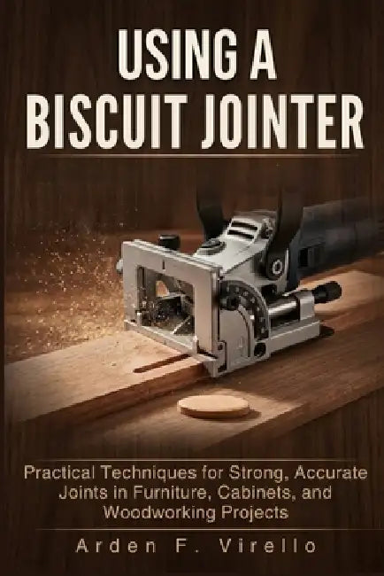 Using a Biscuit Jointer: Practical Techniques for Strong, Accurate Joints in Furniture, Cabinets, and Woodworking Projects by Arden F. Virello