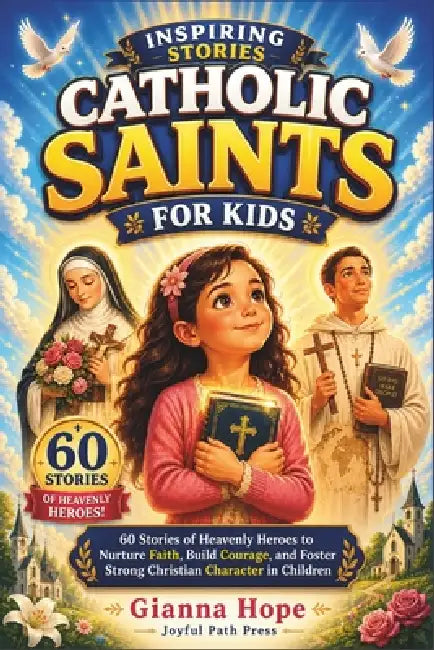 Inspiring Catholic Saints Stories for Kids: 60 Stories of Heavenly Heroes to Nurture Faith, Build Courage, and Foster Strong Christian Character in Ch by Joyful Path Press, Gianna Hope