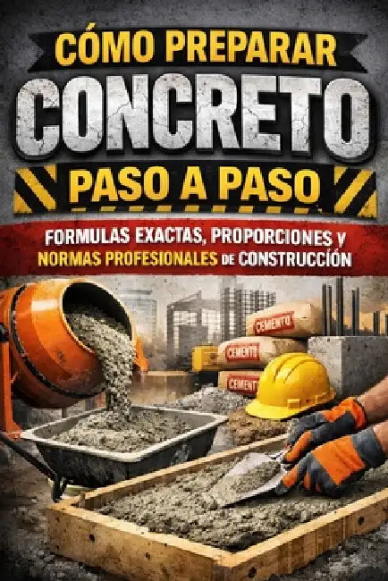 Cómo Preparar Concreto Paso a Paso: Fórmulas Exactas, Proporciones y Normas Profesionales de Construcción by Eyber Angulo