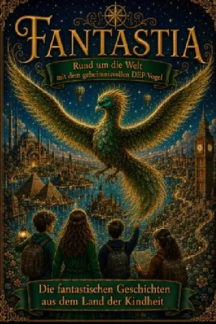 Fantastia rund um die Welt mit dem geheimnisvollen Dep- Vogelwesen by Ramona Neculae Danciu
