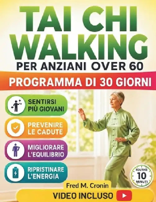 Tai CHI Walking Per Anziani Over 60: Programma di movimento dolce per migliorare la stabilità, alleviare la tensione articolare, prevenire le cadute e by Fred M. Cronin