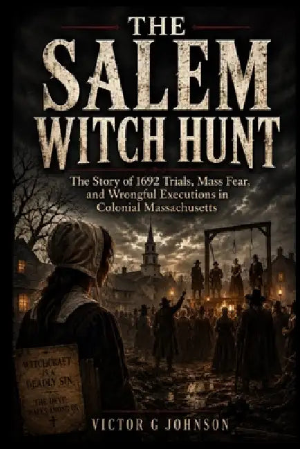 The Salem Witch Hunt: The Story of 1692 Trials, Mass Fear, and Wrongful Executions in Colonial Massachusetts by Victor G. Johnson