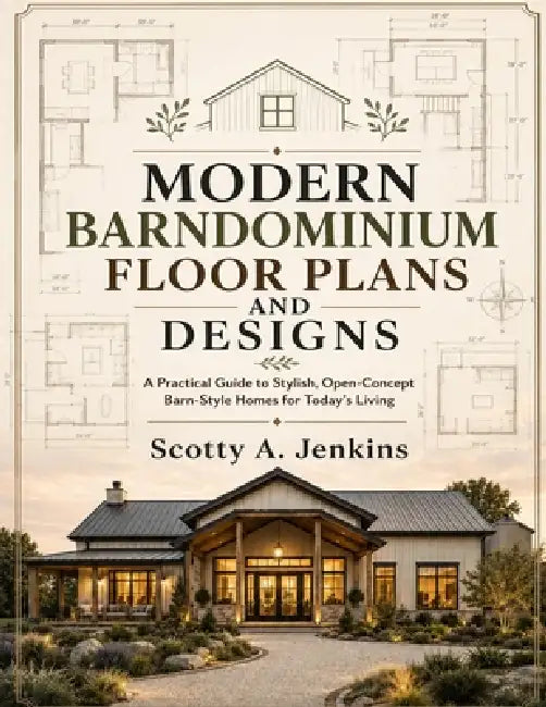 Modern Barndominium Floor Plans and Designs: A Practical Guide to Stylish, Open-Concept Barn-Style Homes for Today's Living by Scotty A. Jenkins