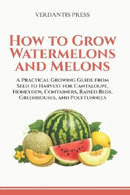 How to Grow Watermelons and Melons: A Practical Growing Guide from Seed to Harvest for Cantaloupe, Honeydew, Containers, Raised Beds, Greenhouses, and by Verdantis Press