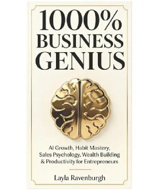 1000% Business Genius: AI Growth, Habit Mastery, Sales Psychology, Wealth Building & Productivity for Entrepreneurs by Layla Ravenburgh
