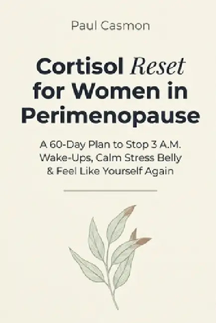 Cortisol Reset for Women in Perimenopause: A 60-Day Plan to Stop 3 A.M. Wake-Ups, Calm Stress Belly, and Feel Like Yourself Again by Paul Casmon