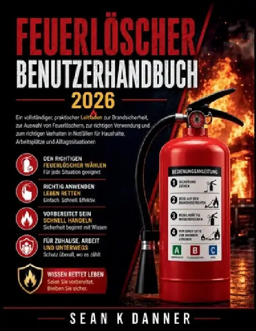 Feuerlöscher Benutzerhandbuch 2026: Ein vollständiger, praktischer Leitfaden zur Brandsicherheit, zur Auswahl von Feuerlöschern, zur richtigen Verwend by Sean K. Danner