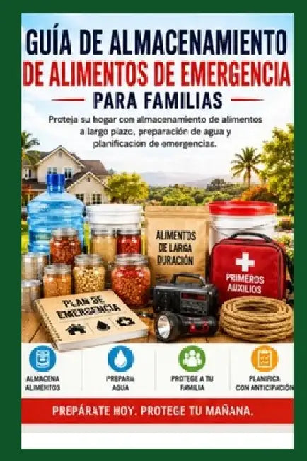 Guía de almacenamiento de alimentos de emergencia para familias: Protege tu hogar con almacenamiento de alimentos a largo plazo, preparación de agua y by Kaleigh S. Gracia