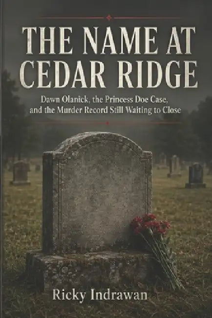 The Name At Cedar Ridge: Dawn Olanick, the Princess Doe Case, and the Murder Record Still Waiting to Close by Ricky Indrawan