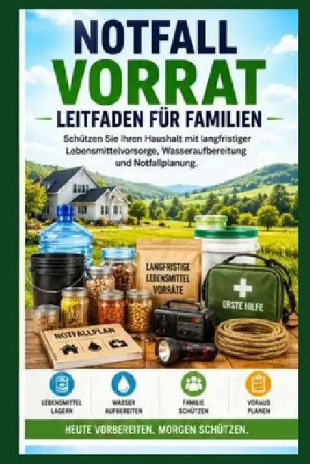 NotfallLebensmittelauf bewahrungsleit faden für Familien: Schützen Sie Ihren Haushalt mit langfristiger Lebensmittellagerung, Wasservorbereitung und N by Kaleigh S. Gracia