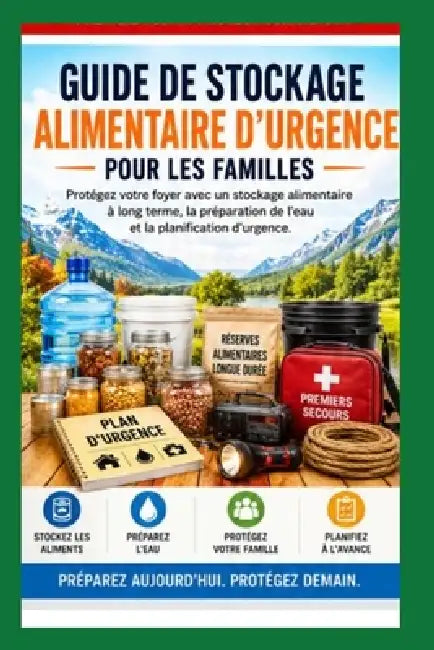 Guide de stockage d'urgence des aliments pour les familles: Protégez votre foyer grâce à un stockage alimentaire à long terme, à la préparation de l'e by Kaleigh S. Gracia