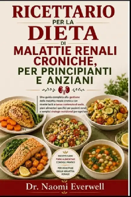 Ricettario Per La Dieta Di Malattie Renali Croniche, Per Principianti E Anziani: Una guida completa alla gestione della malattia renale cronica con ri by Naomi Everwell