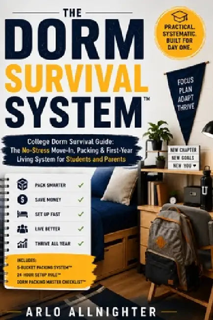 The Dorm Survival System (Tm): The No-Stress Move-In, Packing & First-Year Living System for Students and Parents by Arlo Allnighter