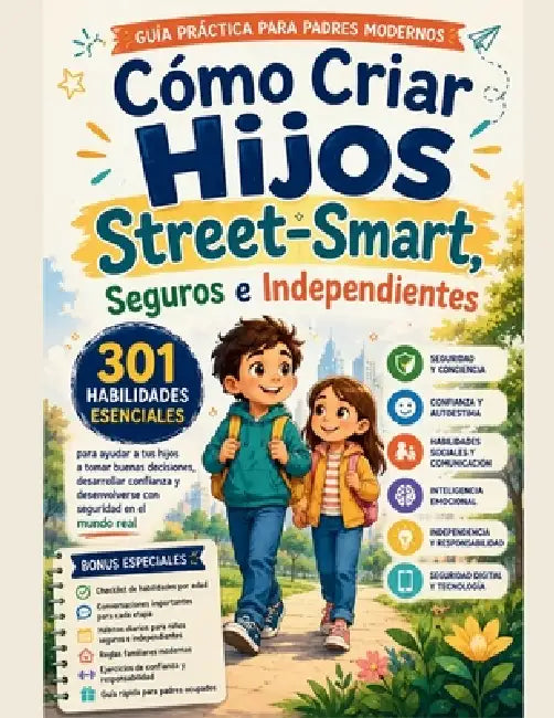 Raise Children street-smart With Confidence En Espanol: 301 Habilidades Esenciales Para Ayudar a Tus Hijos a Tomar Buenas Decisiones, Desarrollar Conf by Lola Lucia