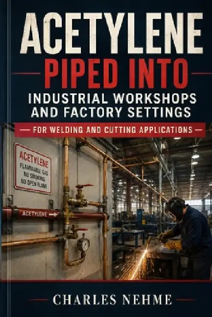 Acetylene Piped into Industrial Workshops and Factory Settings for Welding and Cutting Applications by Charles Nehme