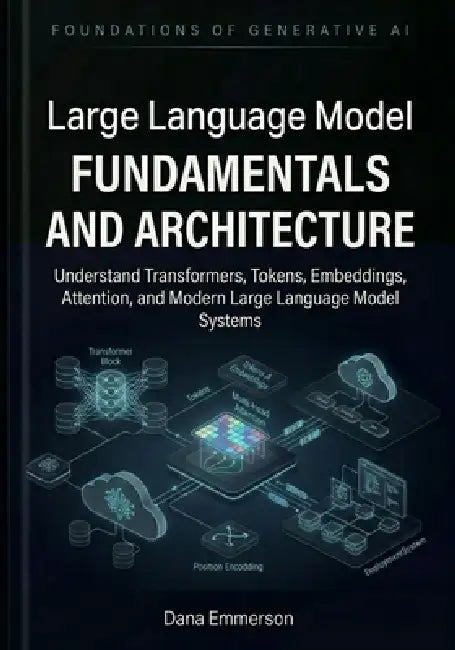 Large Language Models Fundamentals and Architecture: Understand Transformers, Tokens, Embeddings, Attention, and Modern Large Language Model Systems by Dana Emmerson