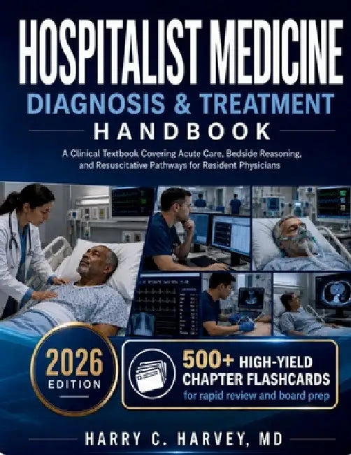 Hospitalist Medicine Diagnosis & Treatment Handbook: A Clinical Textbook Covering Acute Care, Bedside Reasoning, and Resuscitative Pathways for Reside by Harry C. Harvey