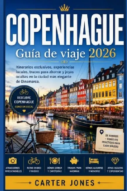 COPENHAGUE Guía de viaje 2026: Itinerarios exclusivos, experiencias locales, trucos para ahorrar y joyas ocultas en la ciudad más elegante de Dinamarc by Carter Jones
