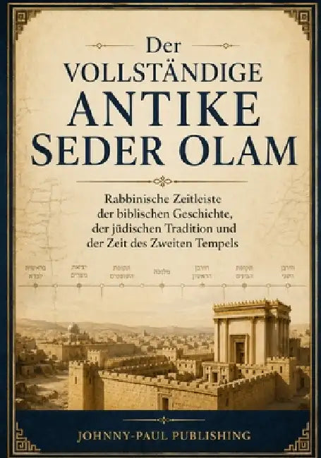 Der vollständige antike Seder Olam: Rabbinische Zeitleiste der biblischen Geschichte, der jüdischen Tradition und der Zeit des Zweiten Tempels by Johnny-Paul Publishing