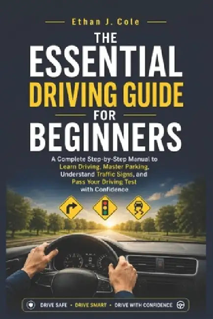 The Essential Driving Guide for Beginners: A Complete Step-by-Step Manual to Learn Driving, Master Parking, Understand Traffic Signs, and Pass Your Dr by Ethan J. Cole