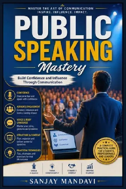 Public Speaking: Build Confidence and Influence Through Communication by Sanjay Mandavi