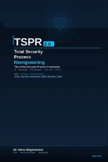 TSPR 2.0 Total Security Process Reengineering: The Theory & Methodology for the Age of Artificial Intelligence, Blockchain & Post-Quantum Security by Nikos D. Bogonikolos