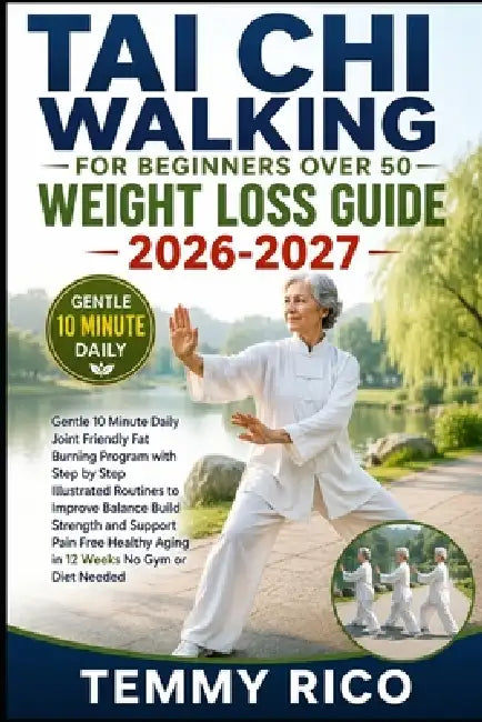 Tai CHI Walking for Beginners Over 50 Weight Loss Guide: Gentle 10 Minute Daily Joint Friendly Fat Burning Program With Step By Step Illustrated Routi by Temmy Rico