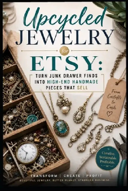 Upcycled Jewelry for Etsy: Turn Junk Drawer Finds into High-End Handmade Pieces That Sell by A. Rhea