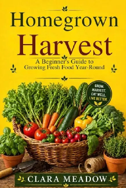 Homegrown Harvest: A Beginner's Guide to Growing Fresh Food Year-Round by Clara Meadow